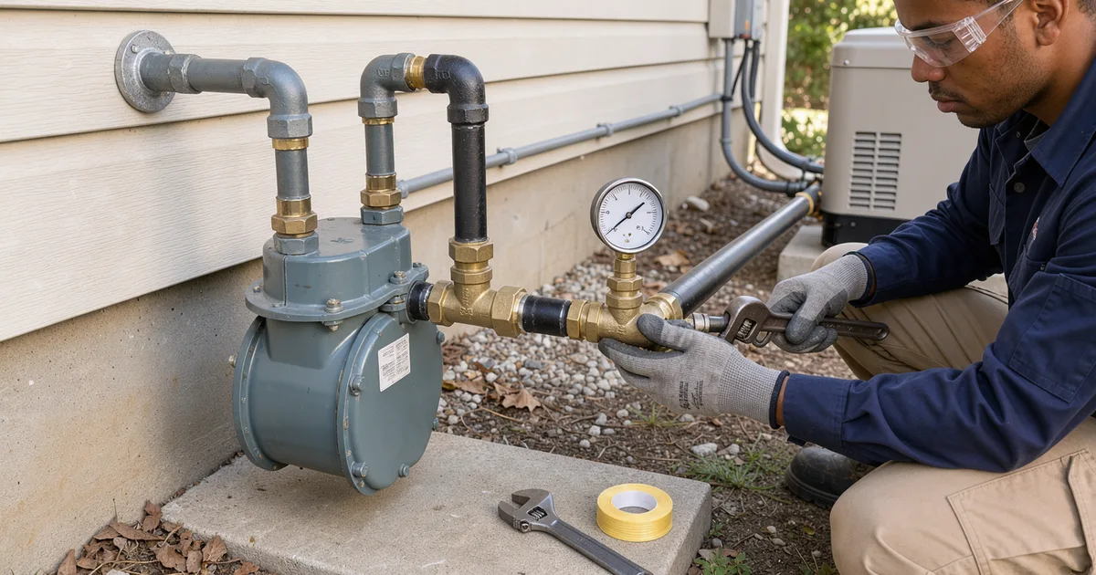 Why an Undersized Gas Line Can Limit Your Generator's Real Output