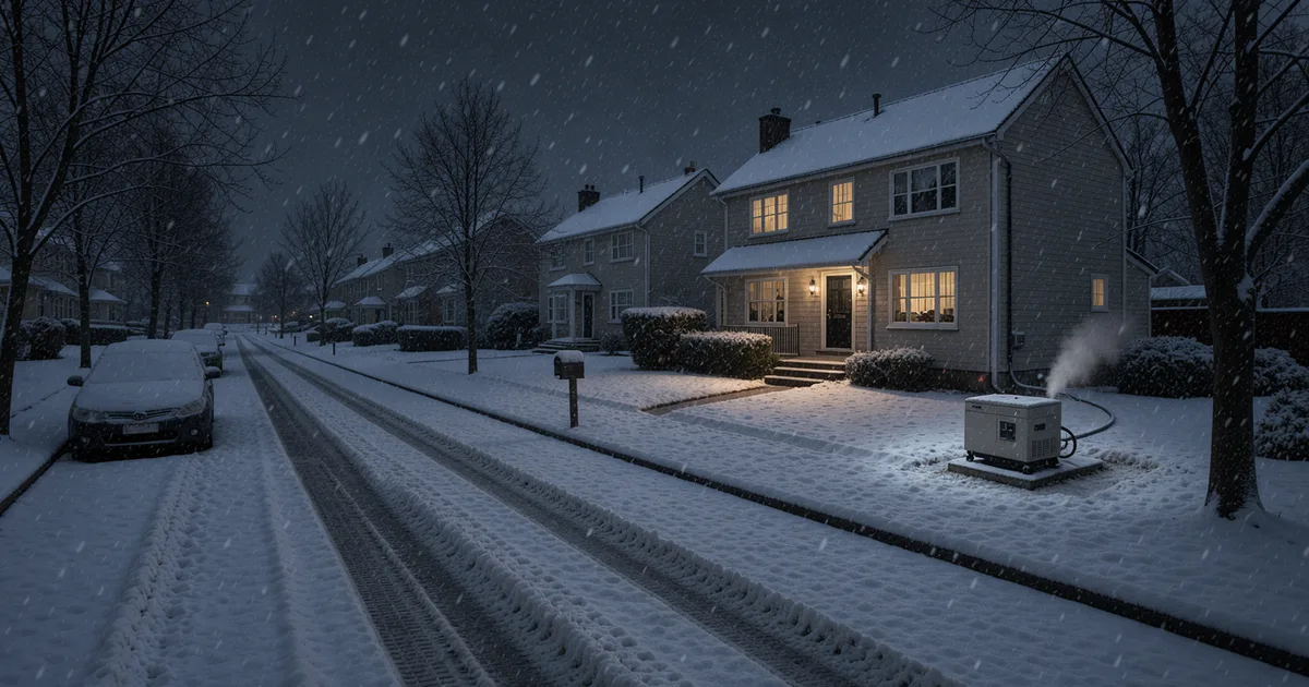 Why Erie Homeowners Plan for Winter Outages